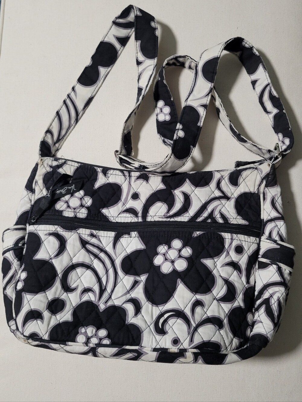 Vera Bradley Quilted Floral Crossbody Bag - Night And Day